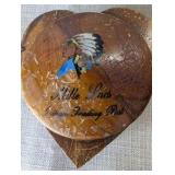 Vintage wooden box set, Mille Lacs Trading Post