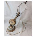 Vintage Lanshire mantle clock "vomit clock", vintage Lincoln electric clock for repair
