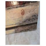 Vins de Bourgogne" canvas print by artist Chiu Tak Hak