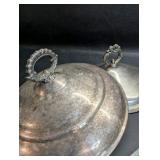 Vintage Silver-plated/Copper Lot | Bowls, Tray, Lids