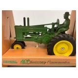 Vintage ERTL Toys Die Cast  John Deere 40th Anniversary Commemorative Tractor In Original Box