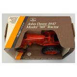 Vintage ERTL Toys Die Cast John Deere 1/16 Scale 1947 Model "MI" Tractor Orange Color In Original Box