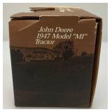 Vintage ERTL Toys Die Cast John Deere 1/16 Scale 1947 Model "MI" Tractor Orange Color In Original Box