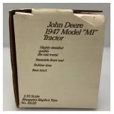 Vintage ERTL Toys Die Cast John Deere 1/16 Scale 1947 Model "MI" Tractor Orange Color In Original Box