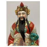 15" Vintage General Kwan Statue (Small Glue Repair)