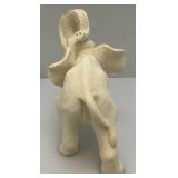 4.5" x 7" x 8" Resin Elephant Statue With Trunk Up