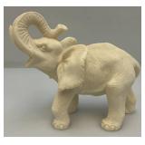 3 3/4" x 5.5" x 7" Resin Elephant Statue With Trunk Up