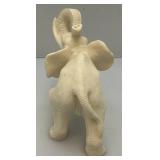 3 3/4" x 5.5" x 7" Resin Elephant Statue With Trunk Up