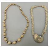 Vintage Misc. Costume Jewelry Including Shell Necklace And More