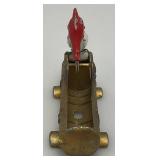 Antique Cast Iron Woodpecker Toothpick Dispenser Holder 3" x 45"