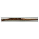 Large 40" Hand Carved Tribal Themed Heavy Wood Walking Stick