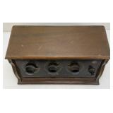 Vintage King Quality Radio 5 Tube Capacity: Untested With Bakelite Knobs 10" x 11" x 20.5"