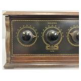 Vintage King Quality Radio 5 Tube Capacity: Untested With Bakelite Knobs 10" x 11" x 20.5"