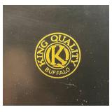 Vintage King Quality Radio 5 Tube Capacity: Untested With Bakelite Knobs 10" x 11" x 20.5"