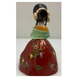 Vintage Miniature Porcelain Figurines 3 =  6" 1 = 7"