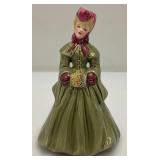 Vintage Miniature Porcelain Figurines 3 =  6" 1 = 7"