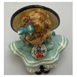 Vintage Miniature Porcelain Figurines 3 =  6" 1 = 7"
