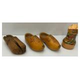 Misc.Vintage Collectible Dutch Style Wooden Shoes And More