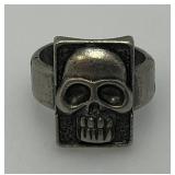 Metal Skull Ring Size 10 Mens