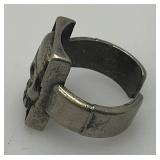 Metal Skull Ring Size 10 Mens
