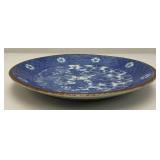 Antique Japanese Porcelain Amri Blue And White 12 1/4" Plate