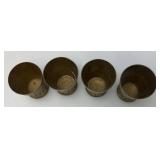 Vintage Etched Teapot And Teacups Made In India