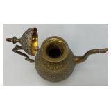 Vintage Etched Teapot And Teacups Made In India