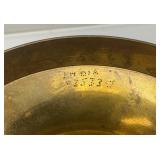 Vintage Middle Eastern Etched Brass Water Pitcher 16"