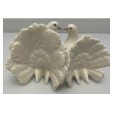 Vintage 1971 Lladro #1169 Couple Of Doves Figurine & Vintage Liadro Daisa Jolie Girl Figurine (Missing little Brass piece And Bow Chipped On Back) 7 3/4"
