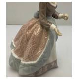 Vintage 1971 Lladro #1169 Couple Of Doves Figurine & Vintage Liadro Daisa Jolie Girl Figurine (Missing little Brass piece And Bow Chipped On Back) 7 3/4"