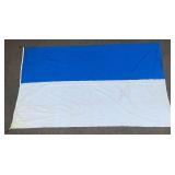 Vintage San marino Civil Flag (No Seal) Roughly 62" x 98"