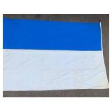 Vintage San marino Civil Flag (No Seal) Roughly 62" x 98"