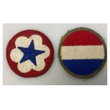 Misc. Military Medals, U.S. Flag And More Including Silk 48 Star US Flag 11" x 17 1/2"