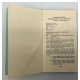 WWII Felt U.S. Navy Shore Police Brassards With Instructions Book