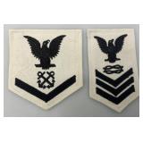 Misc. 1940 Naval Patches Some Dated On Back See Photos