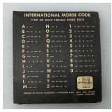 WW2 Handheld Morse Code Device By Th U.S. Navy Bureau Of Personnel Training Aid International 2 1/2" x 2 3/4"