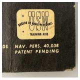 WW2 Handheld Morse Code Device By Th U.S. Navy Bureau Of Personnel Training Aid International 2 1/2" x 2 3/4"