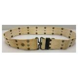 Vintage WW2 Navy Belt And Patches