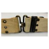 Vintage WW2 Navy Belt And Patches