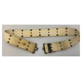 Vintage WW2 Navy Belt And Patches