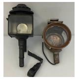Two Misc. Vintage Automobile Lights