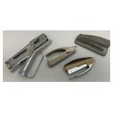 Group Of Misc. Vintage Staplers