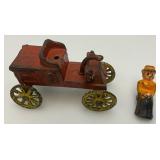 1902-1919 Kenton Toys Cast Iron Car With Driver