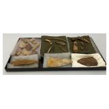 Group Of Misc. Native American Artifacts Including Arrow Heads And More