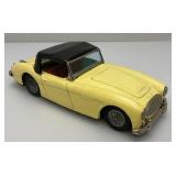 Vintage Miniature Car Bandai Brand Austin Healey 100SX Coupe Cream/Black Friction And Works