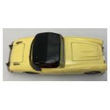 Vintage Miniature Car Bandai Brand Austin Healey 100SX Coupe Cream/Black Friction And Works