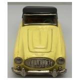 Vintage Miniature Car Bandai Brand Austin Healey 100SX Coupe Cream/Black Friction And Works