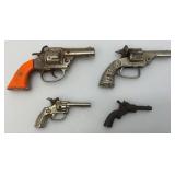 Vintage Collectible Toy Cap Guns Including Gene Autry And More (Some need Work)