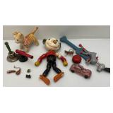 Misc. Vintage Toys Including Wooden Dog Puppet And More