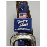 Misc. Leather Belts including Tony Lama And More Size 38
